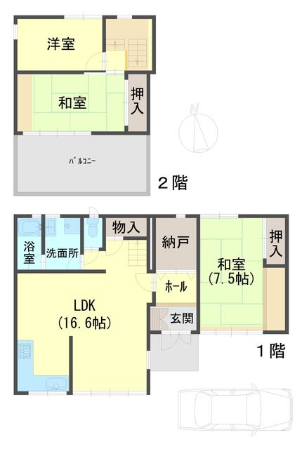 生活至便な好立地！丹波篠山市黒岡の2階建物件の画像2