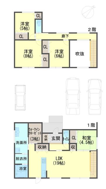開放感のある吹抜けのリビング！丹波篠山市住吉台の2階建物件の画像2