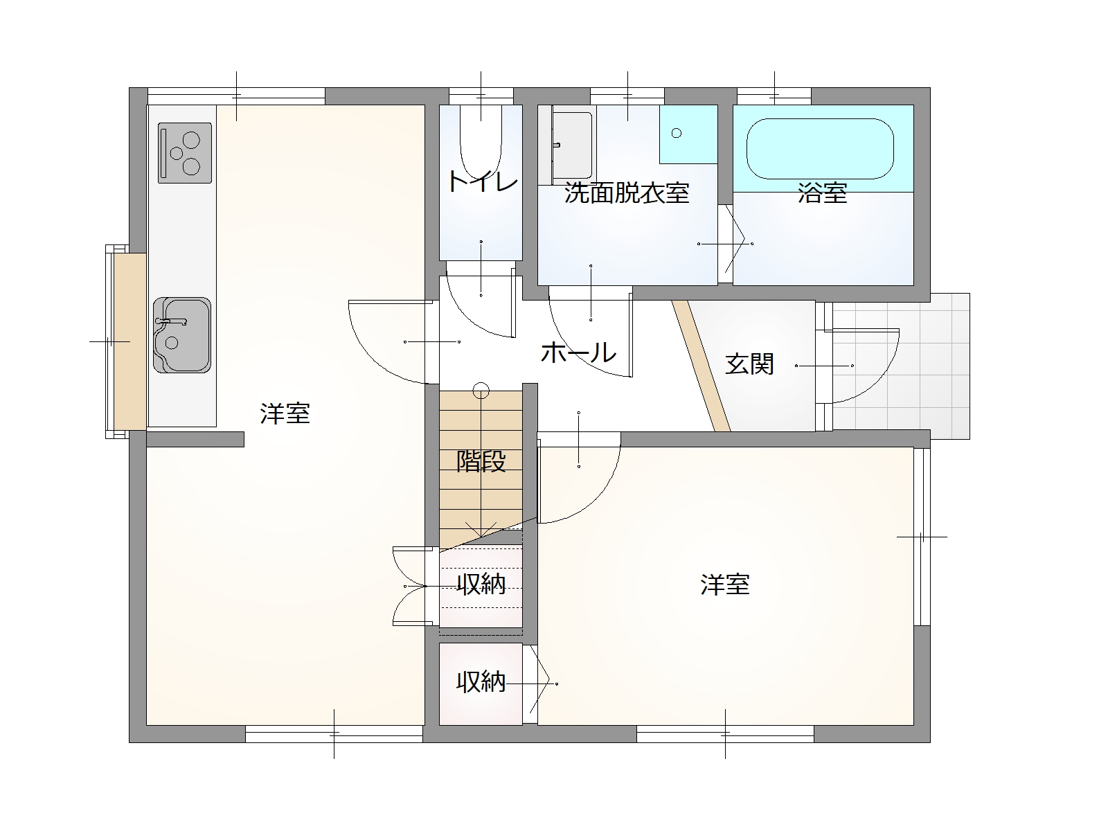 清潔感溢れるリフォーム済み！宇部市厚南北2丁目22－7の中古住宅物件の画像2