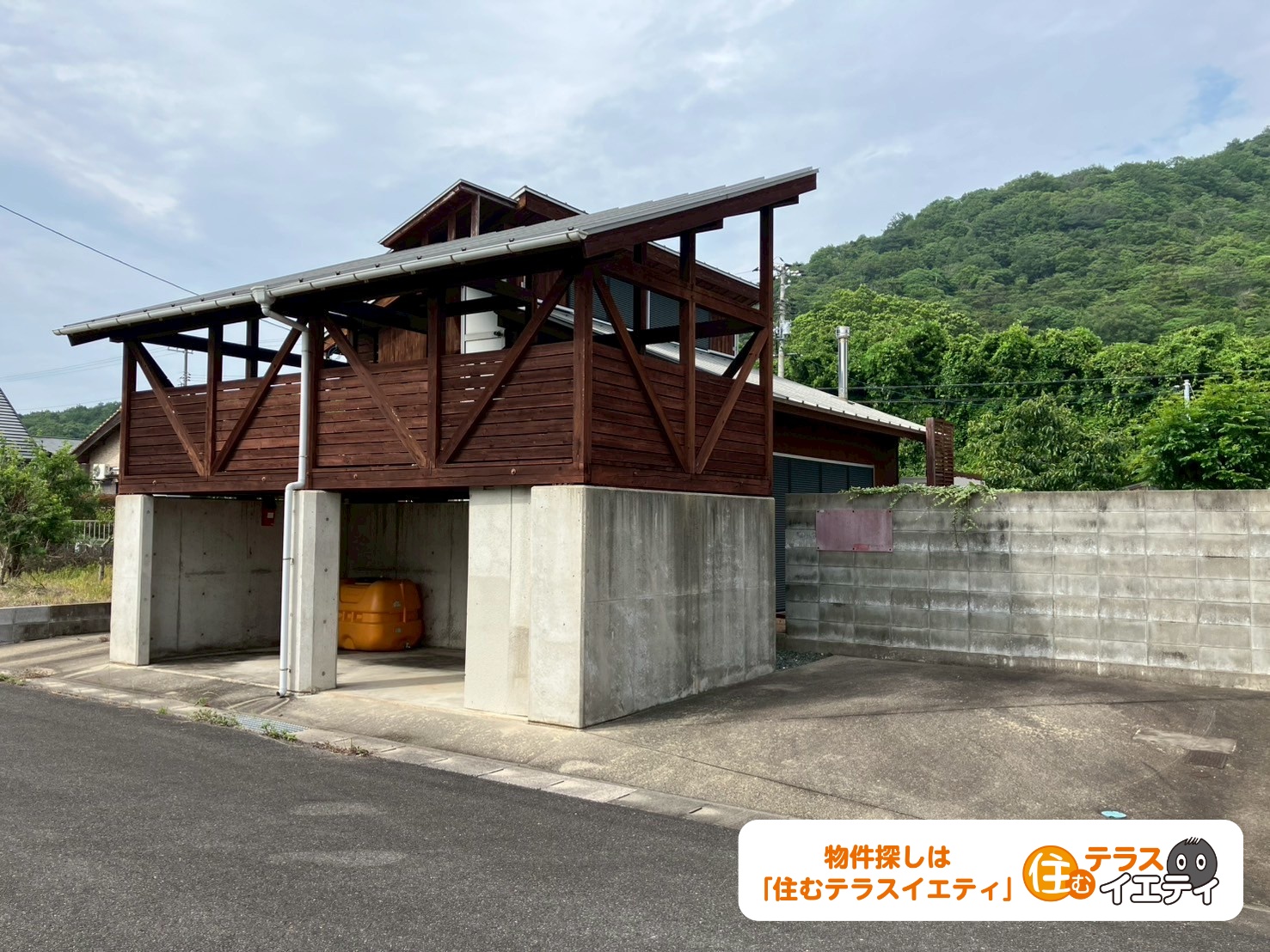 緑豊かなプライベート空間！山口市秋穂東10648-56の中古住宅物件の画像3