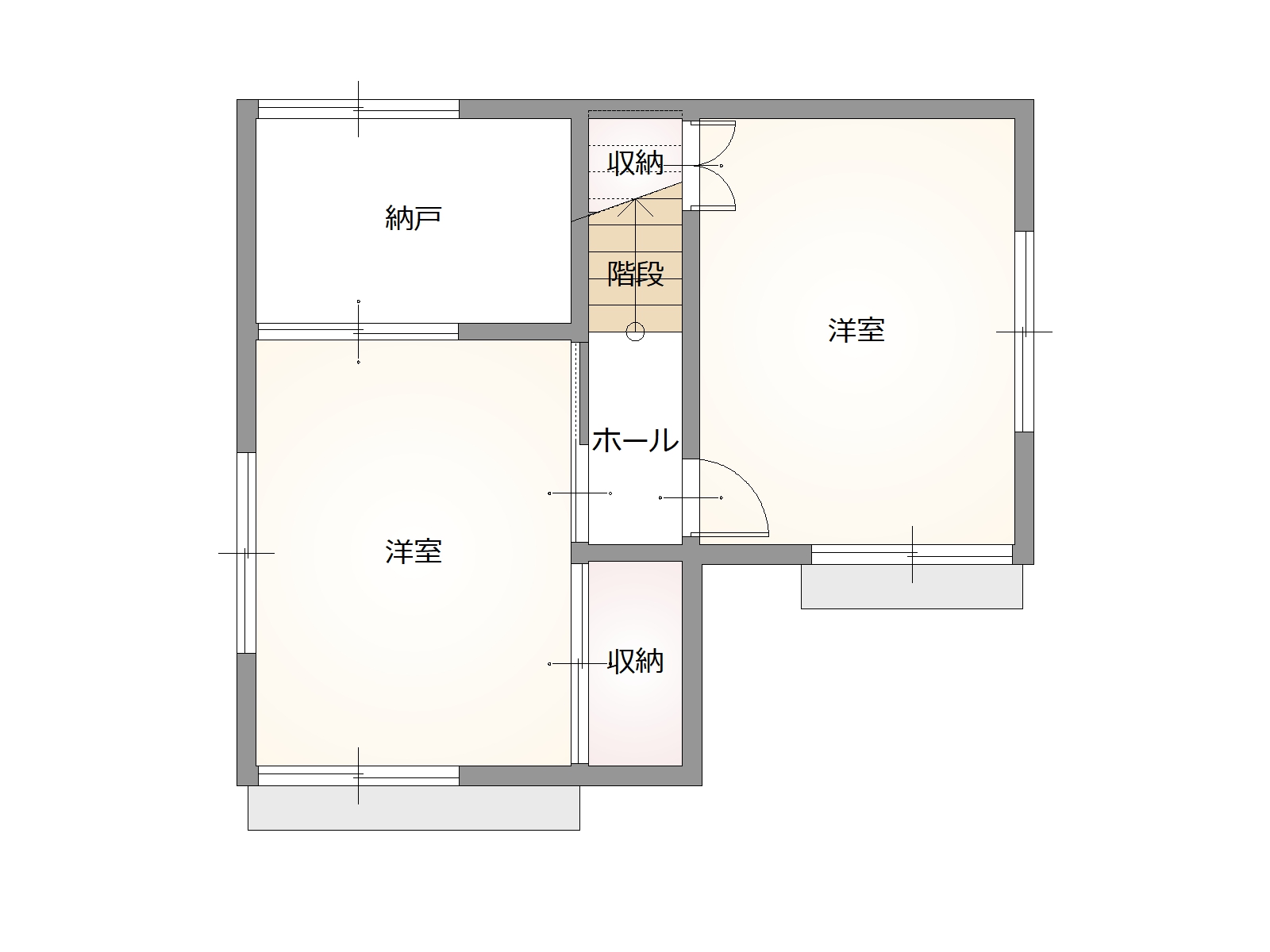 車通り少なく静かな環境！山口市大内矢田南5丁目18-5の中古住宅物件の画像3