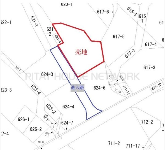 陽当たり、眺望良好な住宅向けの土地です！の画像4