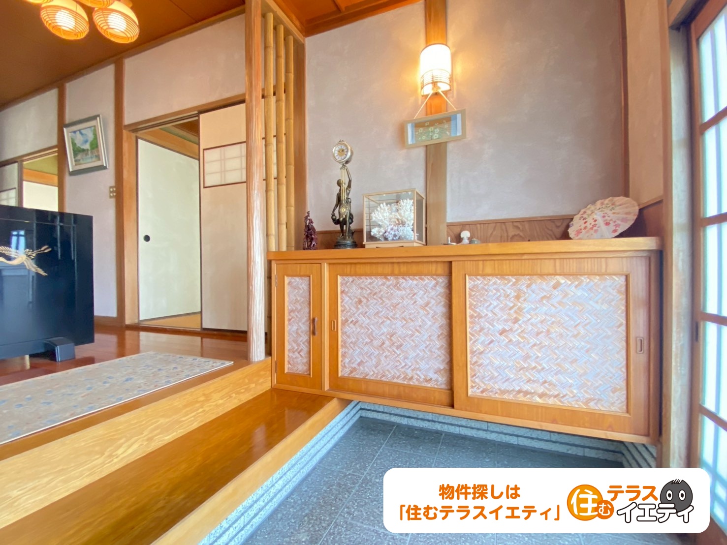 枯山水の趣きを感じる庭園付き！宇部市大小路1丁目10-3の平家建中古住宅物件の画像8