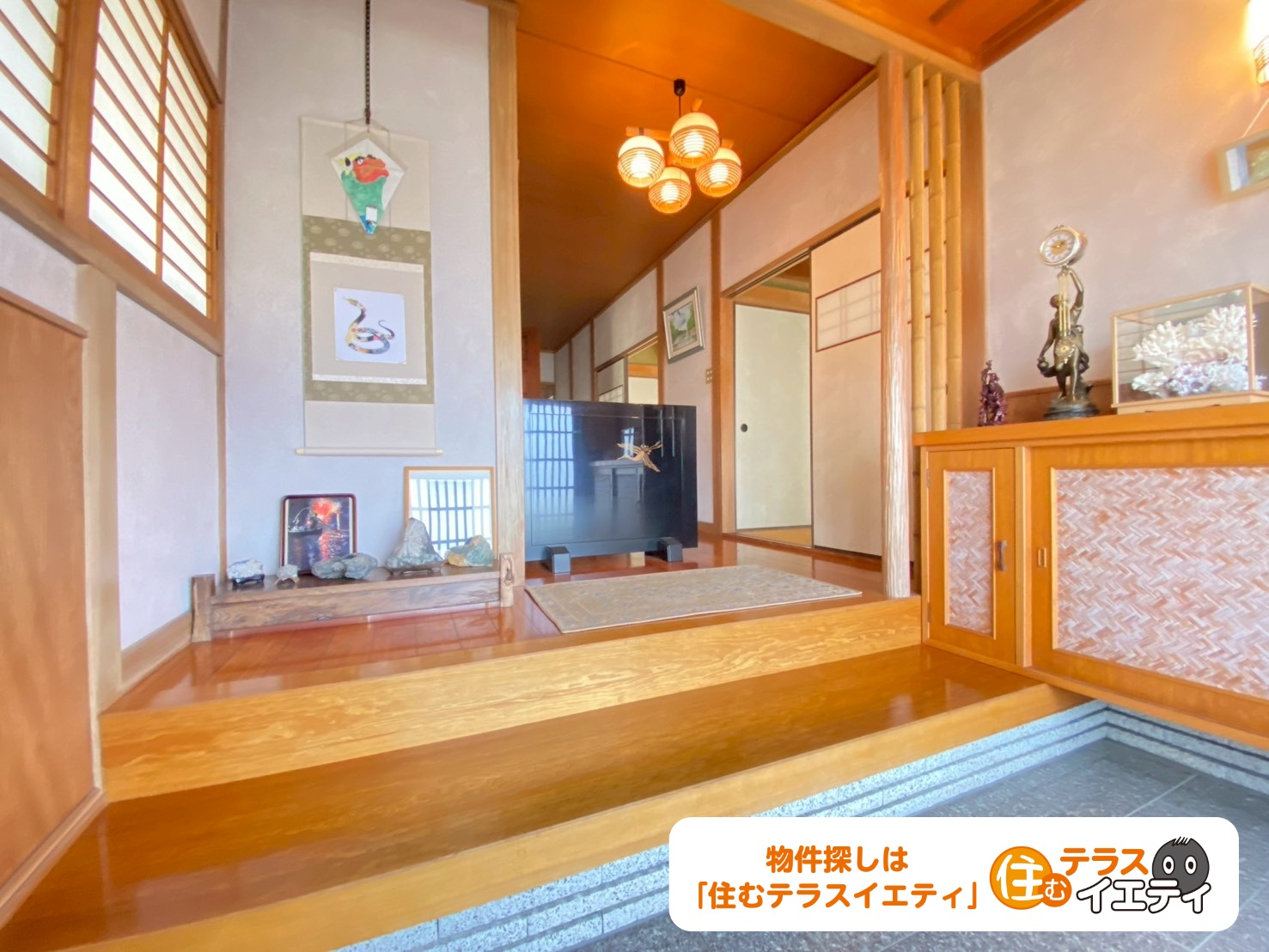 枯山水の趣きを感じる庭園付き！宇部市大小路1丁目10-3の平家建中古住宅物件の画像9