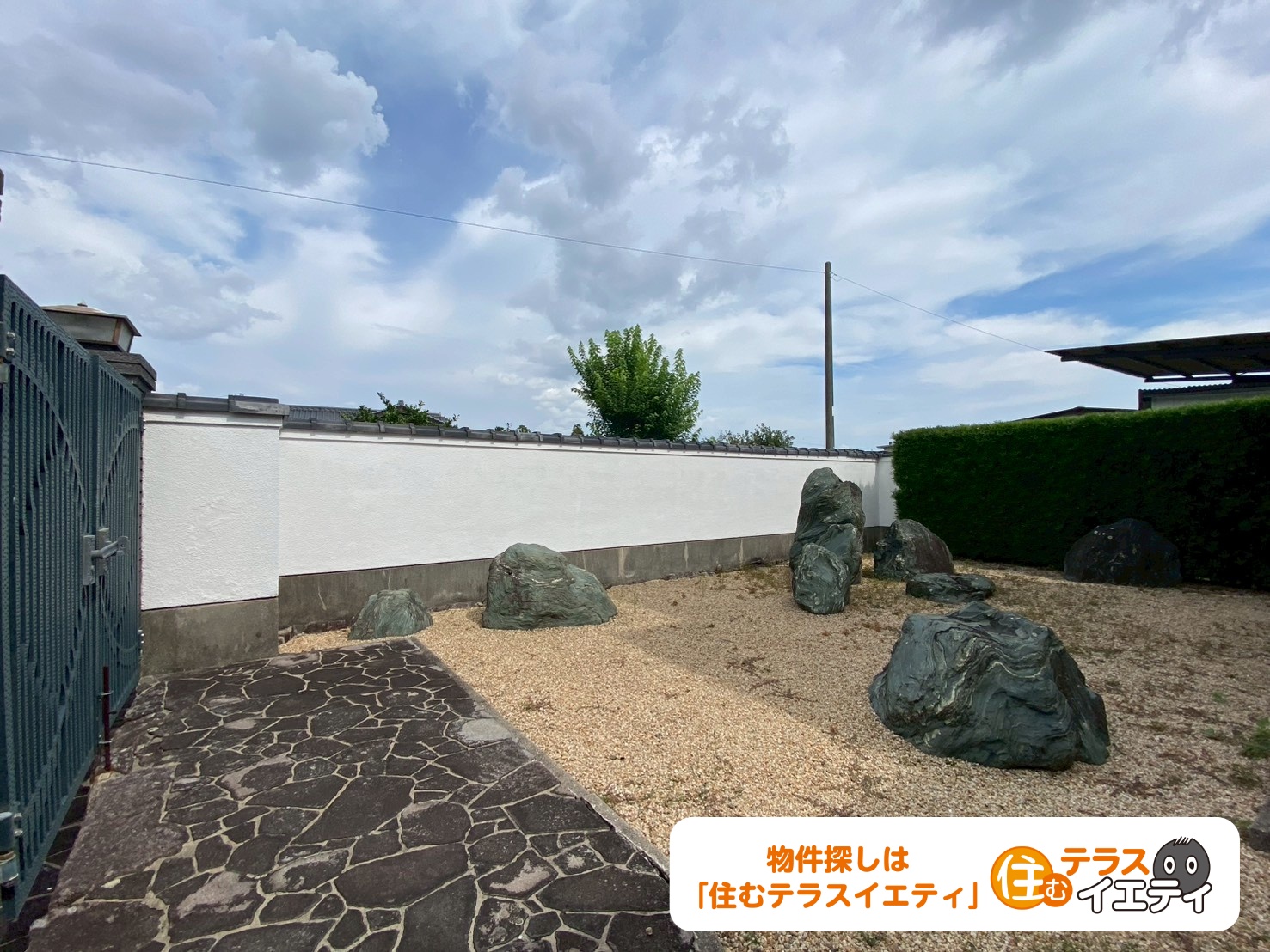 枯山水の趣きを感じる庭園付き！宇部市大小路1丁目10-3の平家建中古住宅物件の画像16