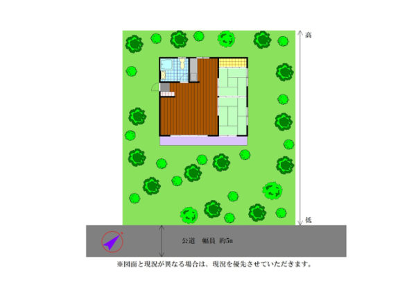 木々に囲まれたプライベート空間！加東市の平屋物件の画像15