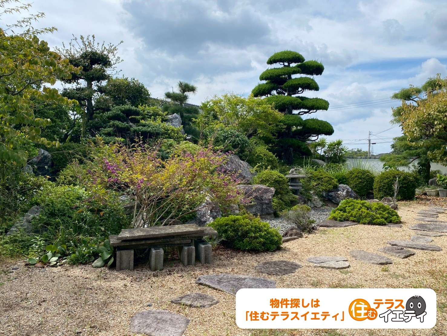 枯山水の趣きを感じる庭園付き！宇部市大小路1丁目10-3の平家建中古住宅物件の画像20